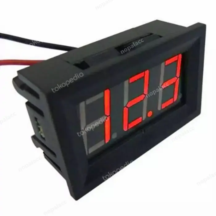 Volt Meter Motor Volt Meter Aki Digital Alat Pengukur Aki Motor