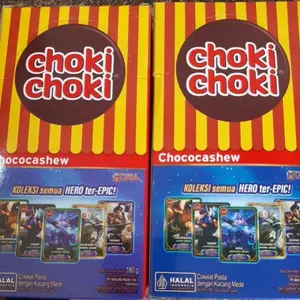 Choki choki  coklat pasta, coklat stik 1 dus isi 20 stik