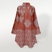 Gambar BATIK TRUSMI Kain Katun Batik Cap Mega Mendung Gunungan Angkin Orange dari BT Batik Trusmi Official Kab. Cirebon 5 Tokopedia