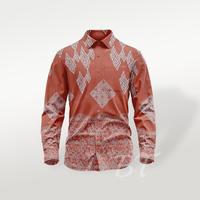 Gambar BATIK TRUSMI Kain Katun Batik Cap Mega Mendung Gunungan Angkin Orange dari BT Batik Trusmi Official Kab. Cirebon 3 Tokopedia