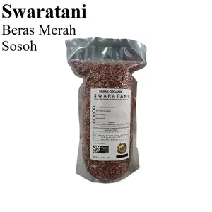 Beras Merah Sosoh Pecah Kulit Swaratani Organik 1kg Healthy  Rice  Food  Bahan Nasi Bubur