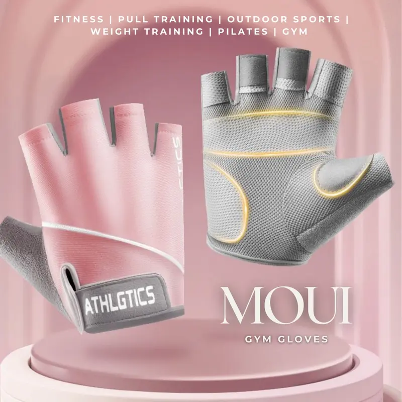Ready Stock Gym Gloves For Pilates Training
