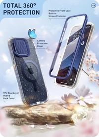 Gambar Case Compatible for iPhone 15 Pro Max 15 Pro I-Blason Cosmo Mag Stand Camera Cover - Blue Glitter, iPhone 15 Pro dari Supcase Official ID Kota Administrasi Jakarta Barat 4 Tokopedia
