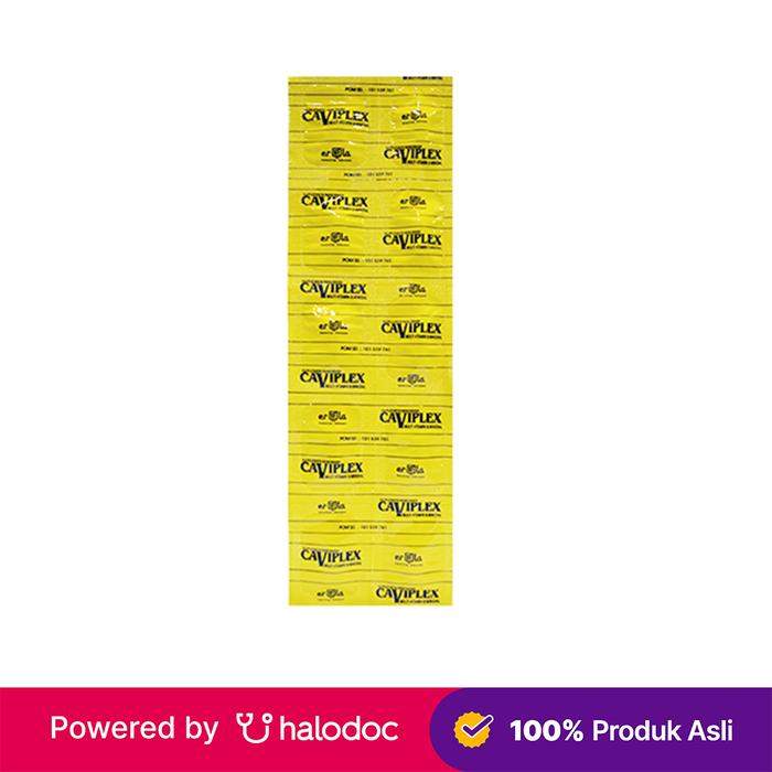 Gambar Caviplex 10 Kaplet - Multivitamin - Halodoc dari Apotek K24 Sarimanah Bandung Kota Bandung Tokopedia