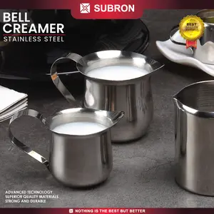 SUBRON Bell Creamer Milk Espresso Latte Art Jug 80ml 150ml Stainless