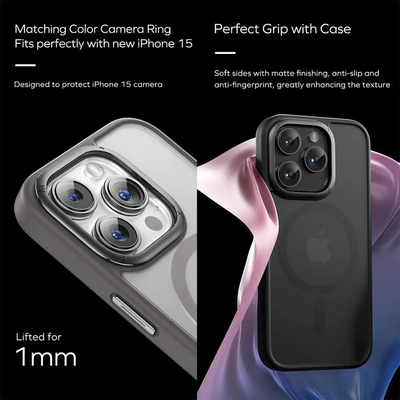 Momax iPhone 15 Pro Max Case Bundle Tempered Glass + Lens Protector Gift Set CaseForm Play - Mix MXAP23XLTGS