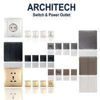 Gambar SAKLAR LAMPU / SAKLAR ABU2 / SAKLAR ARCHITECH INFINITY / SAKLAR GREY dari ARCHITECH INDONESIA Kota Administrasi Jakarta Utara 3 Tokopedia