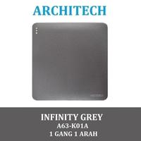 Gambar SAKLAR LAMPU / SAKLAR ABU2 / SAKLAR ARCHITECH INFINITY / SAKLAR GREY dari ARCHITECH INDONESIA Kota Administrasi Jakarta Utara 1 Tokopedia