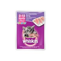 Gambar WHISKAS POUCH KITTEN MACKEREL 80 GR - MAKANAN HEWAN dari Hypermart Cibubur Junc Kota Administrasi Jakarta Timur 1 Tokopedia