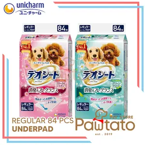 Underpad Anjing Unicharm Deo Sheet Reg R84 Pet Puppy Dog Pee Poop