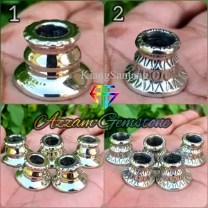 Mendak Selut Keris Betok Tombak bkn Patrem Logam Coin Putih - antik