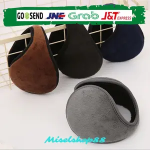 earmuff flat pelindung penutup penghangat telinga musim dingin winter