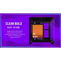 Gambar CASING CUBE GAMING SHAFEL LITE - mATX Case Tempered Glass - Hitam dari Techno Computer Bali Kota Denpasar 5 Tokopedia