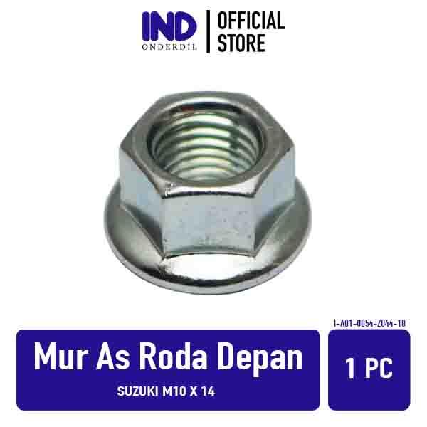 Gambar Mur As Roda Depan Suzuki M10 Flange Nut M10x14 Kunci 14 10x14 10 x 14 dari IND Onderdil Kota Bandung Tokopedia