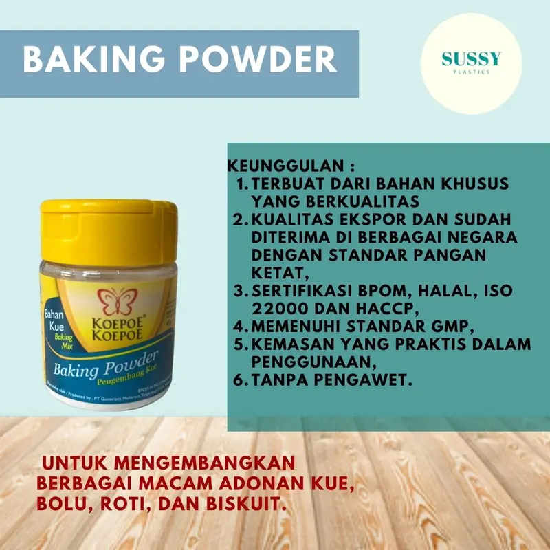BAKING POWDER KOEPOE KOEPOE 70 Gr 2