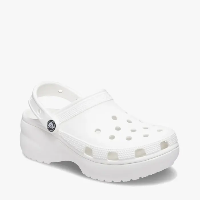 Crocs Women's Classic Platform Clog - White 100% ORIGINAL 1