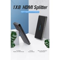 Gambar VENTION HDMI SPLITTER (1 in 8 Out) Screen Duplicate 4K@30Hz - AFMB0 dari Techno Computer Bali Kota Denpasar 2 Tokopedia