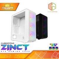 Gambar CASING CUBE GAMING ZINCT - ATX Tempered Case (Free 3x RGB Fan) dari Techno Computer Bali Kota Denpasar 1 Tokopedia