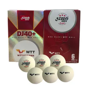 Bola Pingpong DHS DJ40+ WTT Original Tenis Meja Isi 6
