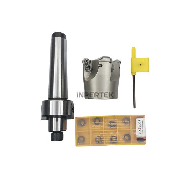 Paket Arbor Set MT2 FMB22 Facemill 63mm Insert RPMW Taper EMR Milling — Varian INSERT , Type — foto asli 4