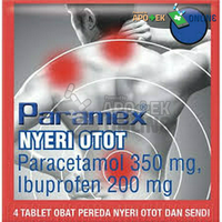 Gambar PARAMEX NYERI OTOT 1 STRIP 4 TABLET dari Apotek Lily Medika Denpasar Kota Denpasar 1 Tokopedia