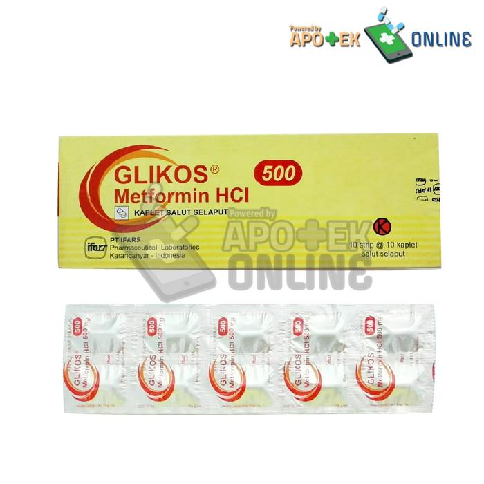 GLIKOS 500 MG STRIP 10 TABLET