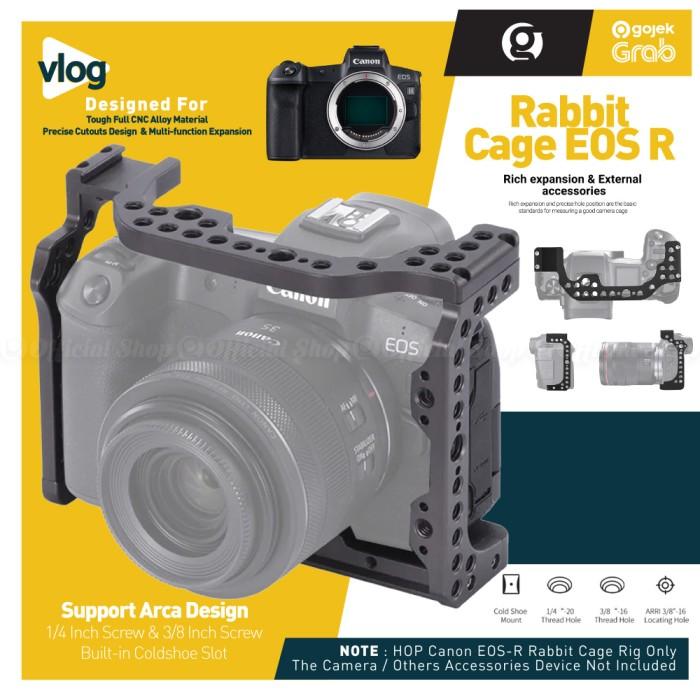 Gambar HOP GRC-EOSR Cage Rig for Canon EOS R Plate CNC Metal EOS-R Hand Grip dari G-Rex Kota Administrasi Jakarta Barat Tokopedia