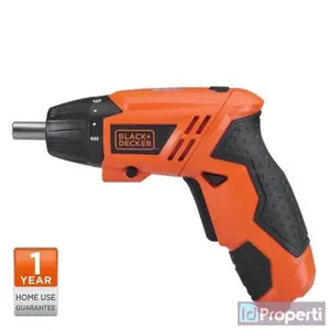 Black+Decker KC-4815 Bor Obeng 4.8V Portable Wireless 600mAh Lampu LED