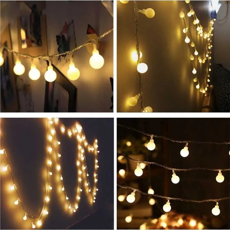 Lampu Hias String Lights Fairy Garland Waterproof 40 LED 5.8 m 1