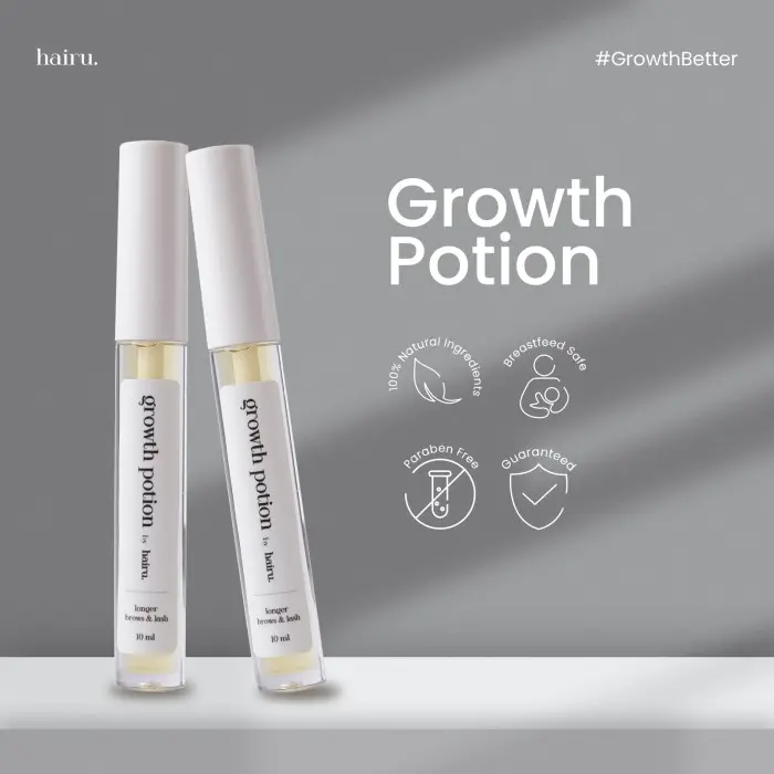 HAIRU GROWTH POTION serum bulu mata dan alis