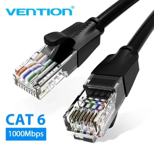 Vention Kabel Lan Cat6 IBE 1M / 1.5M / 2M / 3M / 5M / 8M / 10M / 15M / 20M / 30M / 35M / 40M