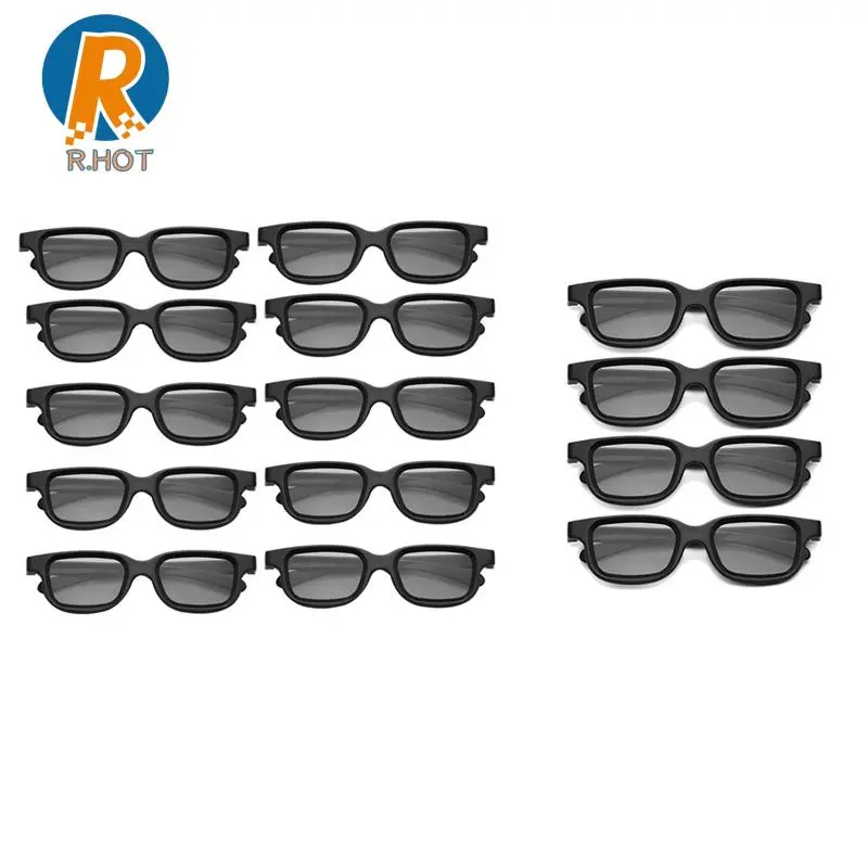 Kacamata 3D Pasif Polarized Untuk TV 3D Bioskop Real 3D Untuk Sony 0