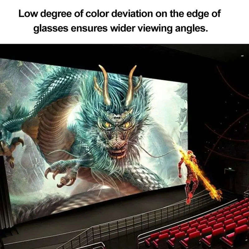 Kacamata 3D Pasif Polarized Untuk TV 3D Bioskop Real 3D Untuk Sony 4