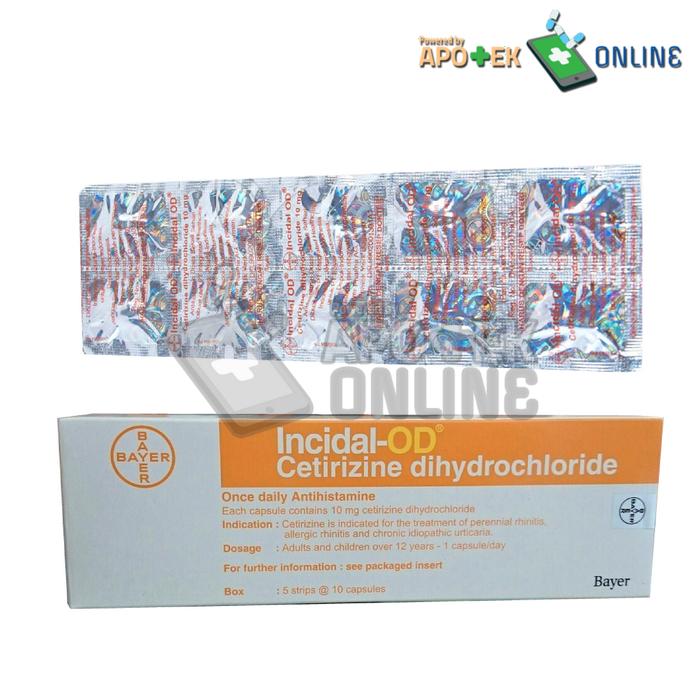 INCIDAL OD 10MG 1 STRIP 10 TABLET
