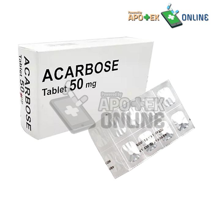 ACARBOSE OGB DEXA MEDICA 50 MG STRIP 10 TABLET