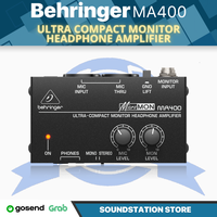 Gambar BEHRINGER MICROMON MA400 Ultra Compact Monitor Headphone Amplifier MA-400 Original dari SoundStation Store Kota Tangerang Selatan 1 Tokopedia