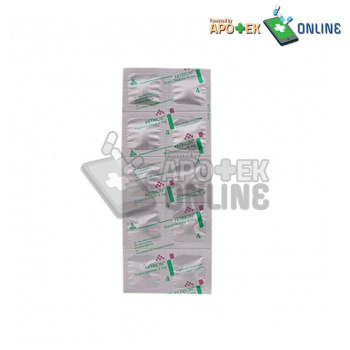 KETRICIN 4 MG 1 STRIP ISI 10 TABLET