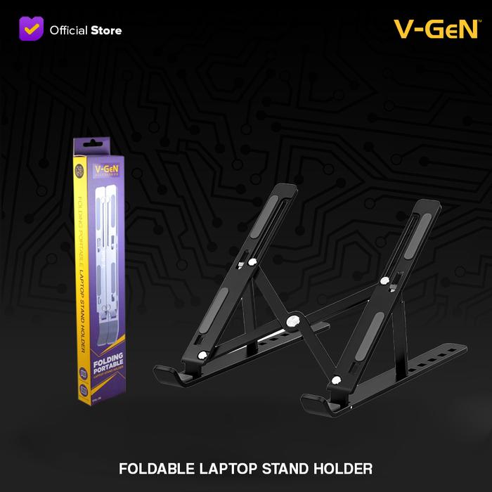 Gambar V-gen Foldable Slim Portable Notebook Tablet Stand VHL-36 Holder V-GeN dari Semua V-GeN Kab. Tangerang Tokopedia