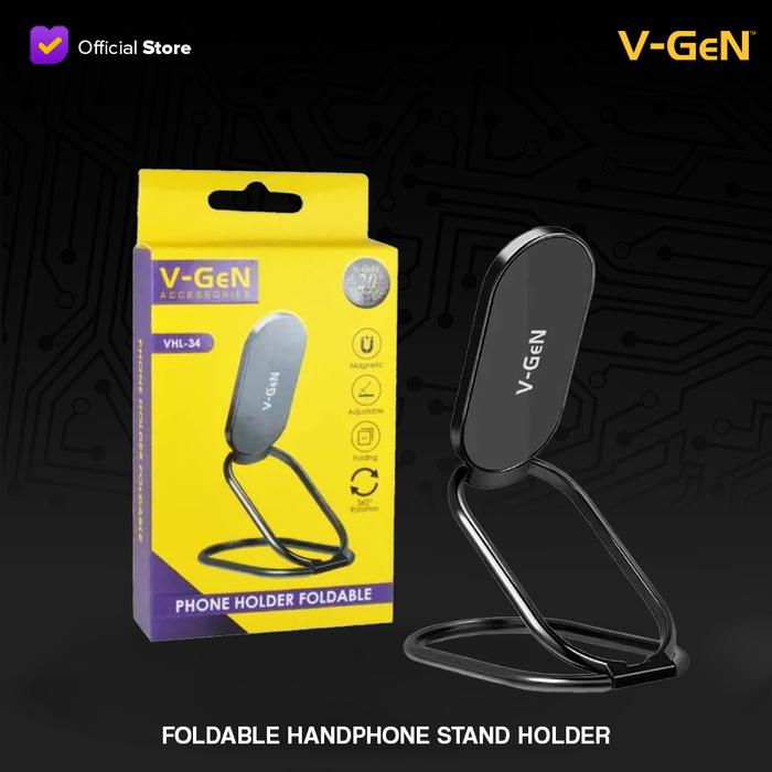 Gambar V-Gen Foldable Portable Phone Stand V-GeN VHL-34 dari Semua V-GeN Kab. Tangerang Tokopedia