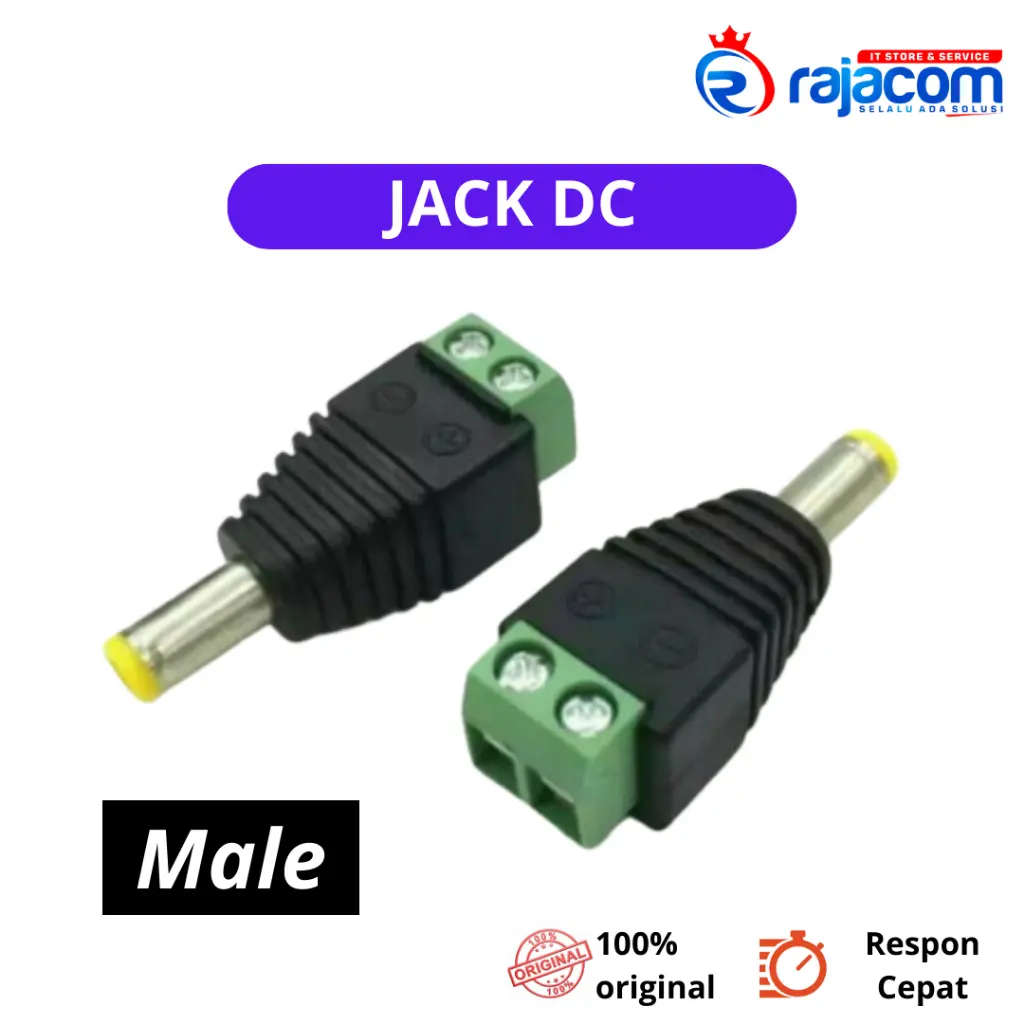 Jack DC Power Male / Soket CCTV / Jack Power