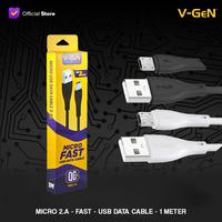 Gambar V-GeN Kabel Data MicroUSB Fast Charging VGC-11 QC3.0 2.4A 1M dari Semua V-GeN Kab. Tangerang 2 Tokopedia