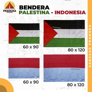 BENDERA PALESTINA UKURAN (60X90) (80X120)