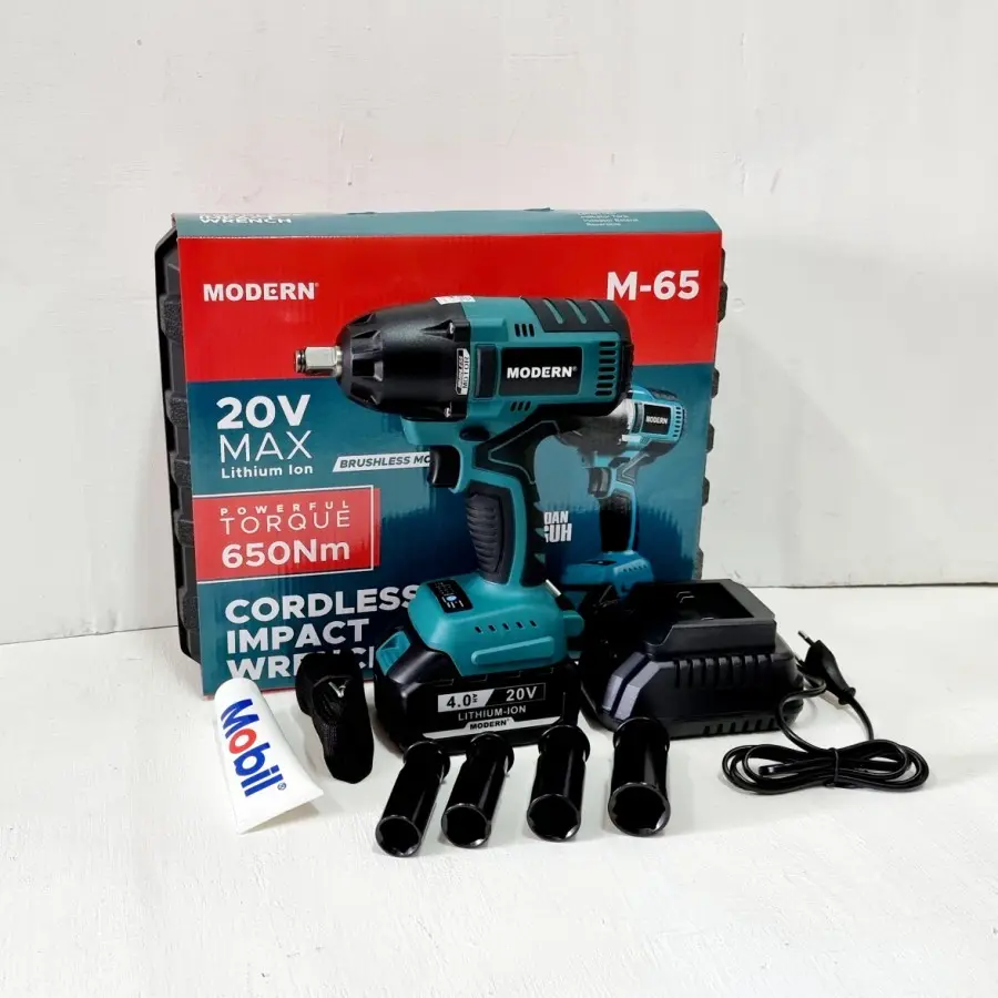 MODERN M65 CORDLESS IMPACT WRENCH 20V BUKA BAUT MOBIL