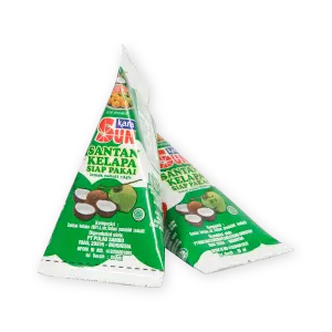 SUN KARA SANTAN KELAPA 65ml SIAP PAKAI COCONUT CAIR CUBE POUCH SUNKARA