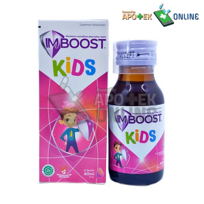 Gambar IMBOOST KIDS SYRUP 60ML (N)/ DAYA TAHAN TUBUH ANAK dari Apotek Cuan Farma Duren Sawit Kota Administrasi Jakarta Timur Tokopedia