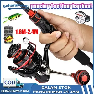 COD pancing 1 set lengkap kuat/jorang pancing kuat 50kg /1.8M