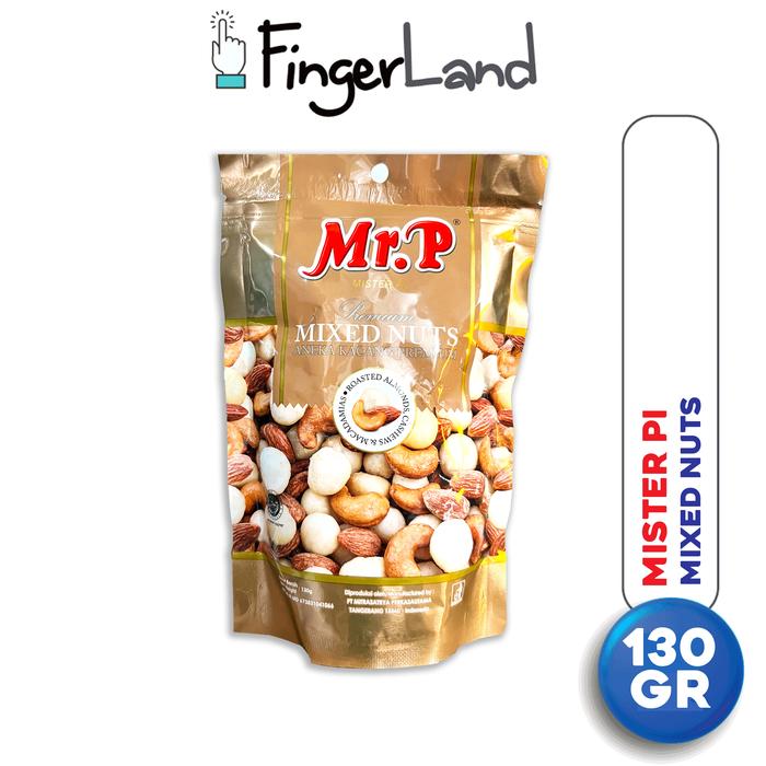 Gambar MR. P Premium Mixed Nuts 130 gram Aneka Kacang dari FingerLand Kota Administrasi Jakarta Pusat Tokopedia