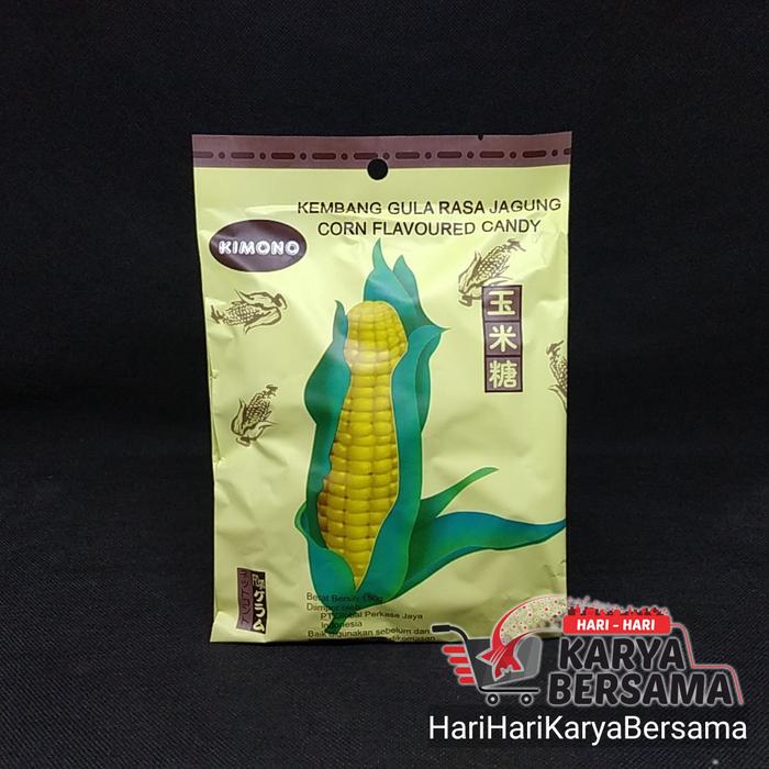 Gambar PERMEN KIMONO CORN FLAVOURED CANDY BAG 150GR dari HariHariKaryaBersama Kota Medan Tokopedia