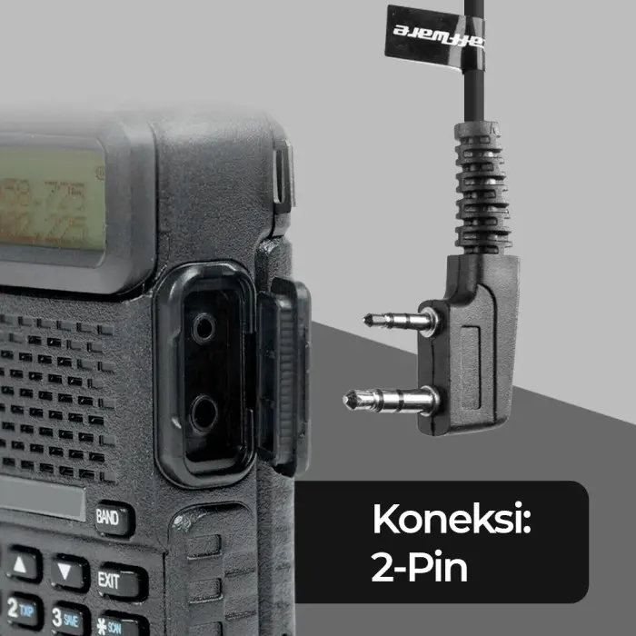Earphone Paspampres Fbi Baofeng/kenwood/Lupax/pofung Ht Walkie Talkie 3