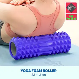 Roller Alat bantu Yoga Hollow Column Foam Gym Massage Exercise 7NPP